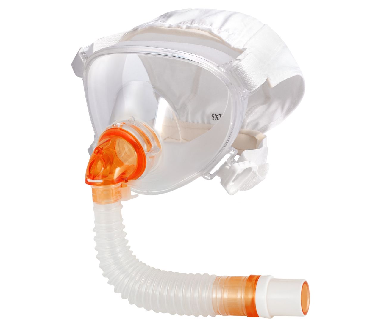 Маска BiTrac Select Pediatric MaxShield для неинвазивной вентиляци вентилируемая со сменным отводом с клапаном анти-асфиксии (AAV) и портом утечки детская размер XS, 22F