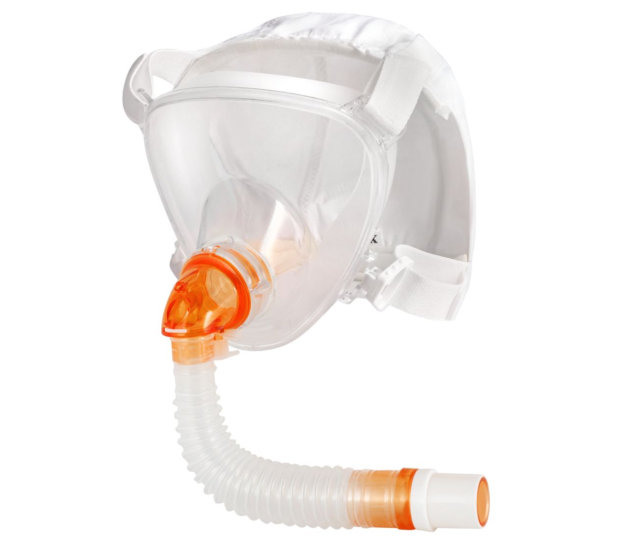 Маска BiTrac Select Pediatric MaxShield для неинвазивной вентиляци вентилируемая со сменным отводом с клапаном анти-асфиксии (AAV) и портом утечки детская размер XXS, 22F