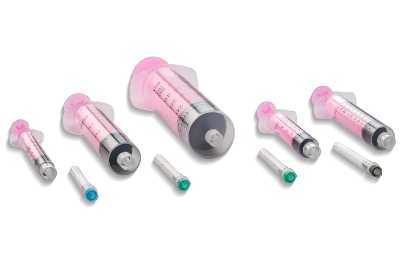Шприцы инъекционные c соединением Luer Lock